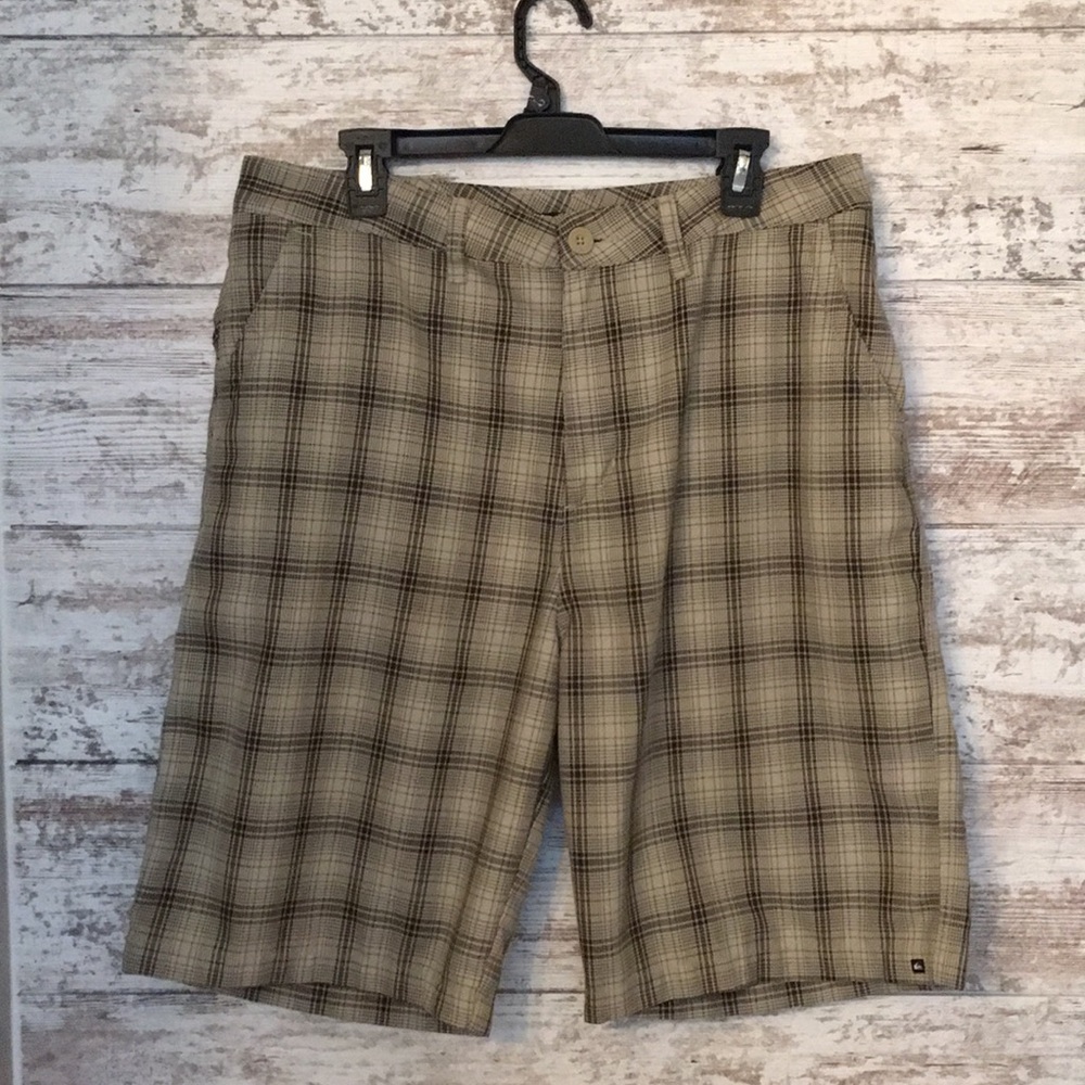 Quicksilver Plaid Shorts
